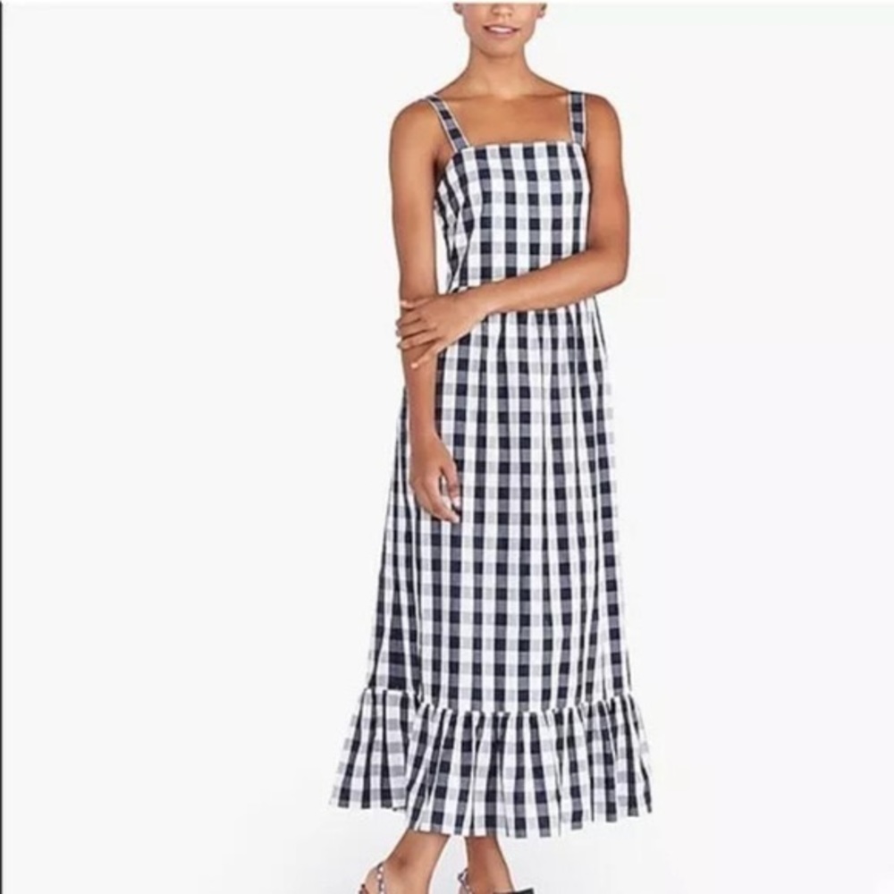 J.crew Tiered maxi dress in organic cotton
